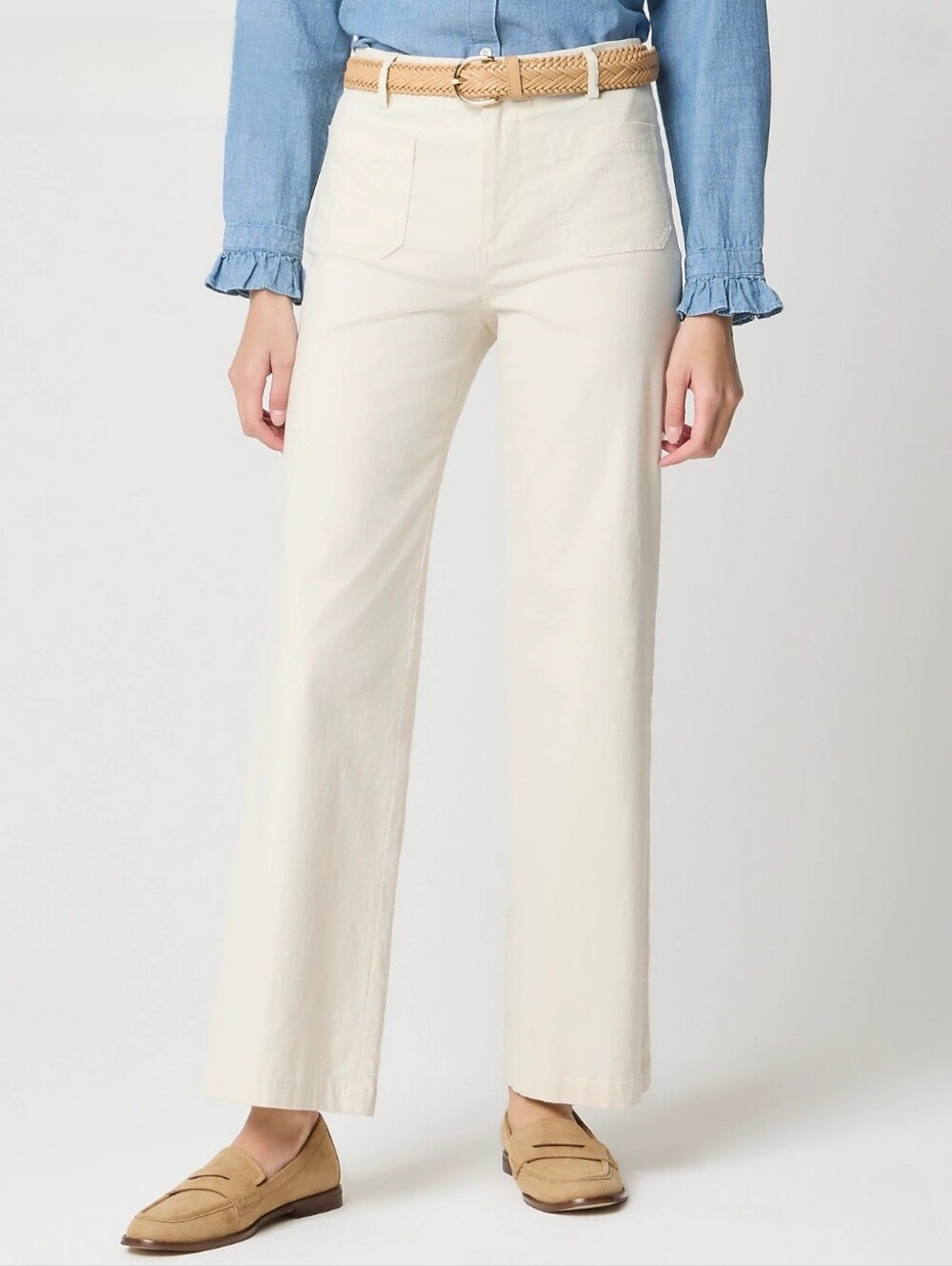 J. Crew Tall Lizzie wide-leg pant